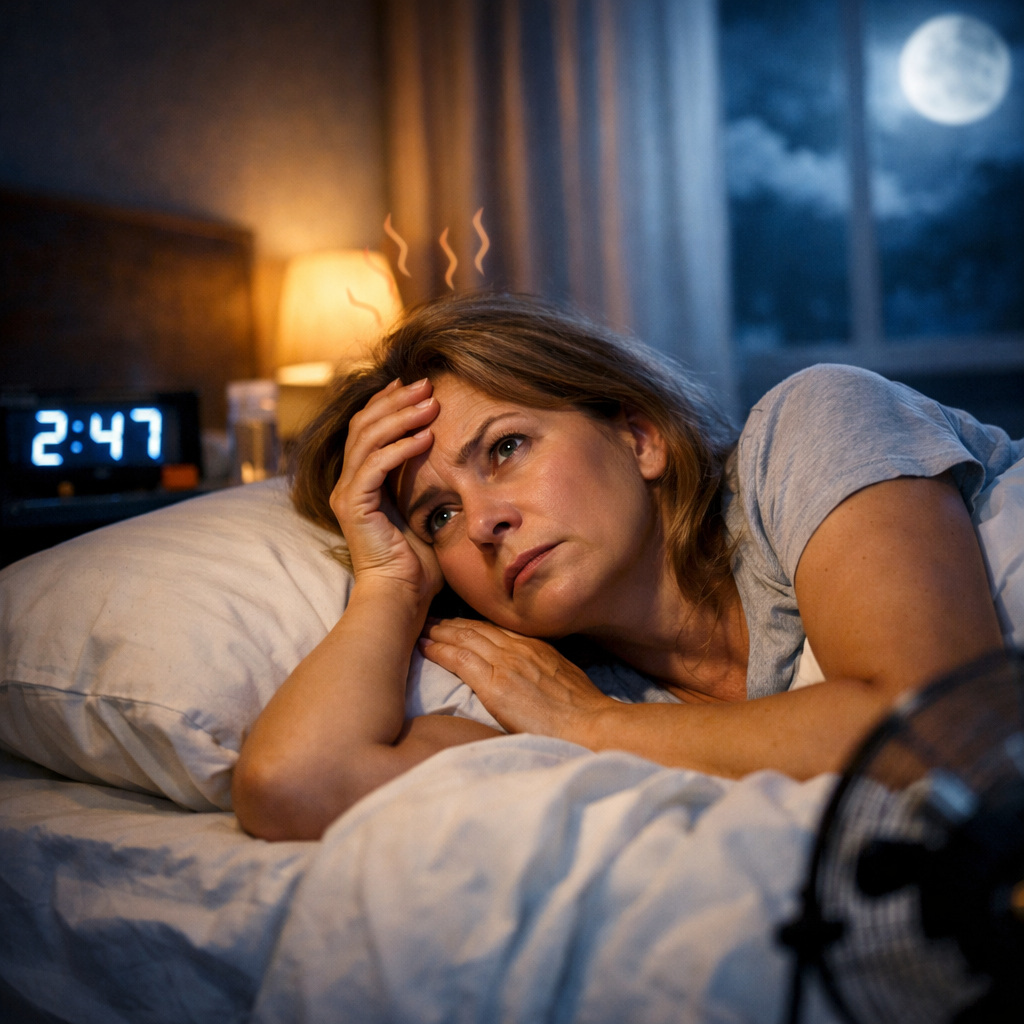 De ce somnul devine o provocare în perimenopauză și ce se întâmplă în corpul tău